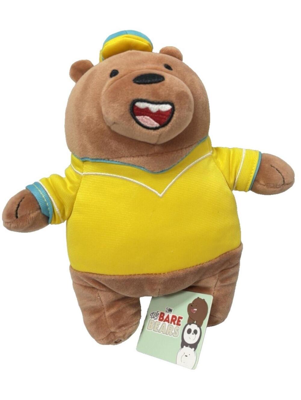 Miniso We Bare Bears Grizzly Plush Toy Stuffie – Cartoon Stuffed Animal NEW